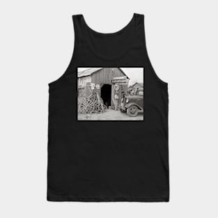 Blacksmith Shop, 1939. Vintage Photo Tank Top